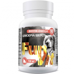 Вітаміни FunVit Biotin-Omega - для шерсті собак - Вітаміни для шерсті собак