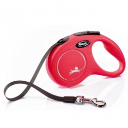 Рулетка для собак Flexi New Classic S 5 м до 12 кг -  Рулетки для собак -    
