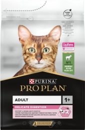 АКЦИЯ Purina Pro Plan Delicate Digestion сухой корм для кошек с чувствительным пищеварением, ягненок 3 кг -  Сухой корм для кошек -   Потребность: Обмен веществ и пищеварение  