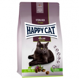 Happy Cat Sterilised Weide Lamm Сухой корм для взрослых стерилизованных кошек со вкусом ягненка - 