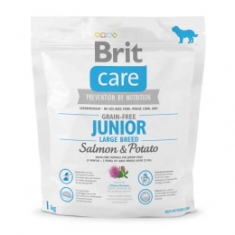 Brit Care GF Junior Large Breed Salmon&Potato для щенков крупных пород -  Сухой корм для щенков 