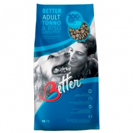 Better Adult Dog Tuna & Rice с тунцом, 15 кг -  Премиум корм для собак 