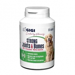 GIGI STRONG Joint&Bones для зміцнення суглобів і кісток у собак, 90 таб - 