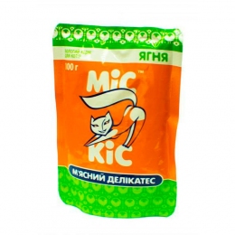 Мис Кис влажный корм для кошек с мясом ягнёнка -  Влажный корм для котов -  Ингредиент: Ягненок 