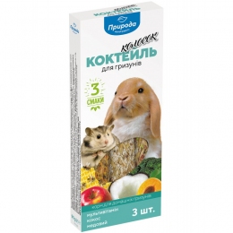 Колосок для мелких грызунов Коктейль Мультивитамин, кокос, мед -  Лакомства для грызунов -   Продукт: Колоски  