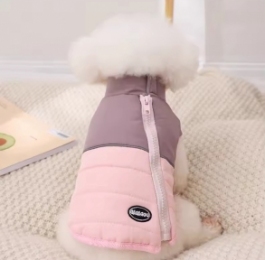 Жилет Dadagou на молнии розовый -  Собаки -    