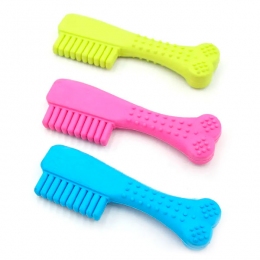 Кость зубная щетка литая резина - Резиновые игрушки для собак