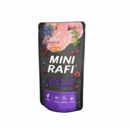 Консерва Dolina noteci Rafi mini для собак малых пород с кроликом 150 г. -  Влажный корм для собак -    