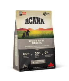 Acana Light & Fit корм для собак с избыточным весом -  Корм для собак Акана 