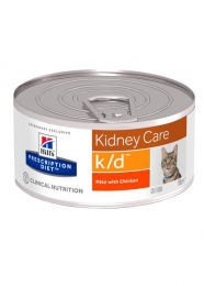 Hills PD Feline k/d консерва при хронической болезни почек у кошек -  Влажный корм для котов - Hills     