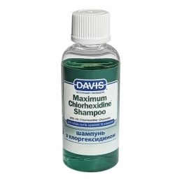Davis Maximum Chlorhexidine Shampoo Дэвис Максимум Хлоргексидин шампунь с 4% хлоргексидином для собак и котов заболеваниями кожи и шерсти -  Шампунь для собак -    