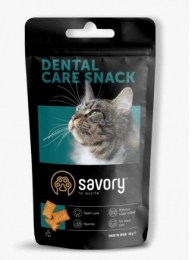 Лакомство SAVORY для кошек Подушечки для здоровья зубов 60 гр -  Лакомства для кошек -   Вкус: Мясо  