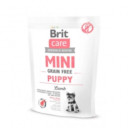 Brit Care GF Mini Mini Puppy Lamb Гіпоалергенний корм для цуценят дрібних порід з ягням -  Сухий корм для собак -   Вага упаковки: 5,01 - 9,99 кг  