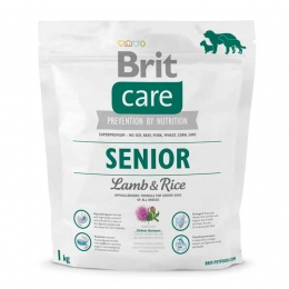 Brit Care Senior Lamb Rice ягненок с рисом сухой корм для пожилых собак всех пород 510023 -  Сухой корм для собак -   Ингредиент: Ягненок  