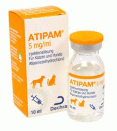 Атипам 5мг / мл 10мл атипамезол, Дехра -  Вітаміни для сільгосп тварин - Інші     