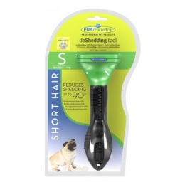 FURminator с кнопкой для собак с короткой шерстью - Инструменты для груминга собак