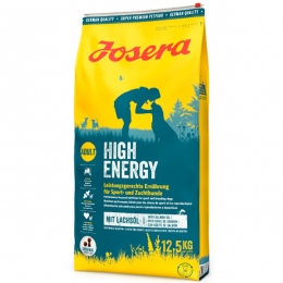 Josera Adult High Energy Сухой корм для собак с повышенной потребностью в энергии с лососем, 15 кг -  Корм Josera (Йозера) для собак 