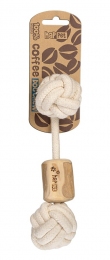 Іграшка для собак Гризун з кавового дерева з бавовняним канатом - Similar products