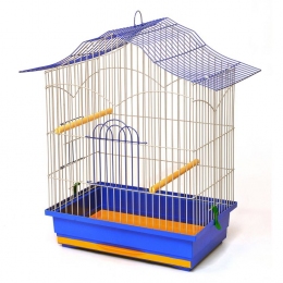 Клетка для попугаев Корелла, Лори -  Клетки для попугаев -   Вид крыши: Домик  