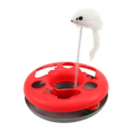 Игрушка Поймай мышь на пружине, 25 см - Игрушки для котов