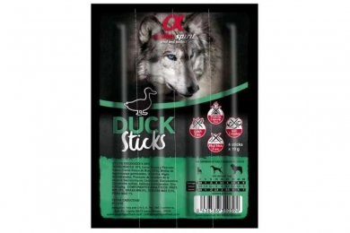 Alpha Spirit DOG Snacks Duck качка палички напіввологі ласощі 160г  -  Ласощі для собак -    