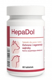 Гепадол для собак і кішок Дольфос 60 таб -  Вітаміни для собак Dolfos     
