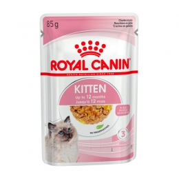 Royal Canin KITTEN Jelly (Роял Канин) влажный корм для котят кусочки в желе  -  Корм для беременных кошек Royal Canin   