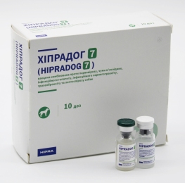 Вакцина Hipradog-7 DHPPi+L для собак - Вакцины для собак