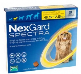 Nexgard Spectra (Нексгард Спектра) -пігулки для собак від бліх та кліщів 