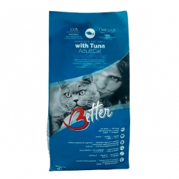 Better Adult Tuna сухой корм для кошек с тунцом, 1,5 кг -  Сухой корм для кошек Better    