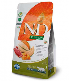 Сухой корм Farmina N&D Grain Free Pumpkin Duck & Cantaloupe Adult для взрослых кошек, с уткой и дыней, 300 г   - Similar products