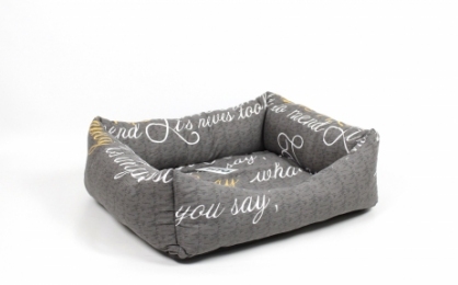 Лежак Дрьома ткань бязь Графити. -  Домики и лежаки для собак Fifa     