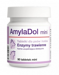 Аміладол міні для собак і котів Дольфос 90 таб - Харчові добавки та вітаміни для собак