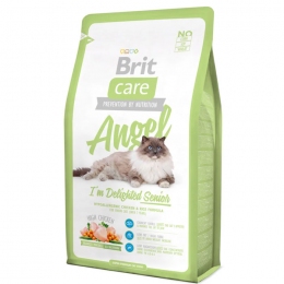 Brit Care Cat Angel Senior сухий корм для літніх кішок 7 + 2кг -  Корм для шотландських кішок -    