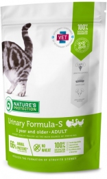 Корм Nature's Protection Urinary Formula-S Adult для кошек  для профилактики и лечения мочекаменной болезни 400 гр.  - 