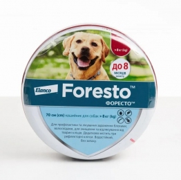 Foresto (Форесто) ошейник от блох и клещей для собак и кошек - Средства и таблетки от блох и клещей для кошек