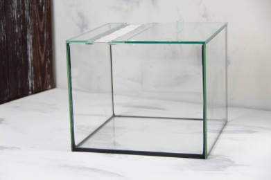 Акваріум для ахатин зі скляною кришкою і вентиляційною сіткою 36л 40х30х30см - Тераріум для равликів