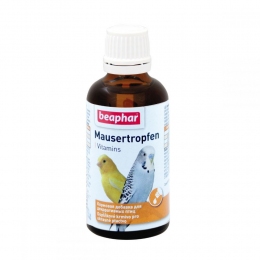 Mausertropfen вітаміни для посилення забарвлення птахів 50мл -  Вітаміни для птахів Beaphar     