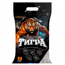 Бентонитовый наполнитель Тигра премиум черный, 4,3 кг - Similar products