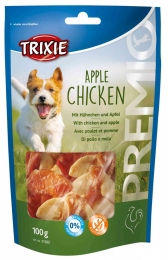 Лакомство Premio Apple Chicken 100г кур.грудка,яблоки, Трикси 31593 -  Снеки для собак 