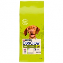 Dog Chow Adult 1+ Сухой корм для собак с ягненком -  Премиум корм для собак 