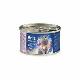 Brit Premium by Nature Chicken with Hearts курка з сердечками вологий корм для котів 200 г - Similar products