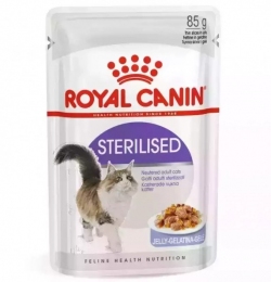 Royal Canin STERILISED JELLY для стерилізованих кішок і кастрованих котів в желе - Консерви для кішок та котів