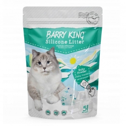 Barry King Baby Powder силікагелевий наповнювач для кошенят 5л 145093 -  Наповнювачі для кішок - Інші     