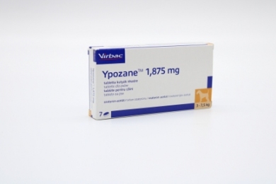 Ypozane S Іпозан 1,875 мг для собак вагою 3 - 7,5 кг, 7 таблеток -  Ветпрепарати для собак -    