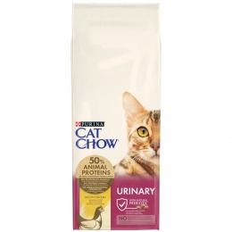 Cat Chow Urinary Tract Health сухой корм для кошек для поддержания здоровья мочевыводящей системы с курицей -  Корм для стерилизованных котов Cat Chow   