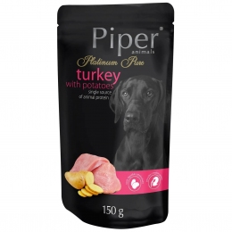 Dolina Noteci Piper Platinum Pure консервы для взрослых собак с индейкой и картофелем -  Влажный корм для собак -   Ингредиент: Индейка  