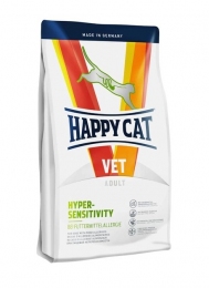 Happy Cat VET Diet Hypersensitivity сухой корм для котов при пищевой аллергии 1 кг -  Сухой корм для кошек -   Ингредиент: Мясо  