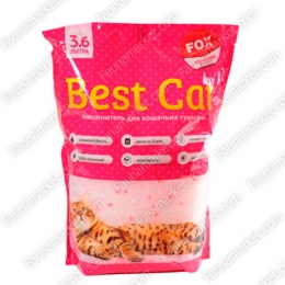 Best Cat Pink Flower силікагелевий наповнювач для котів -  Наповнювачі для кішок Best Cat     