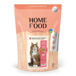 Home Food Cat adult Кролик и клюква корм для кастрированных/стерилизованных  котов 1,6 кг  -  Сухой корм для кошек -    